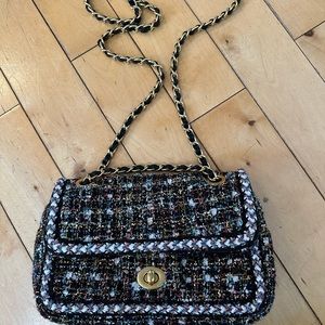 Tweed crossbody bag